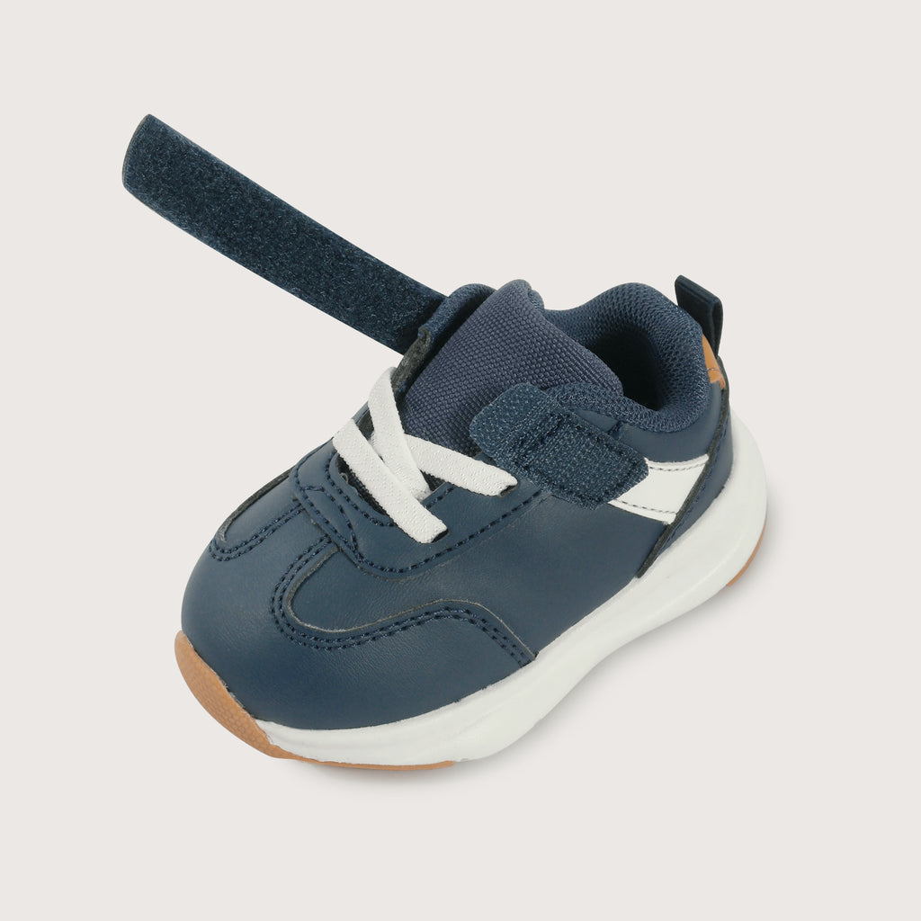 Zapatilla PP Boy Azul / Café