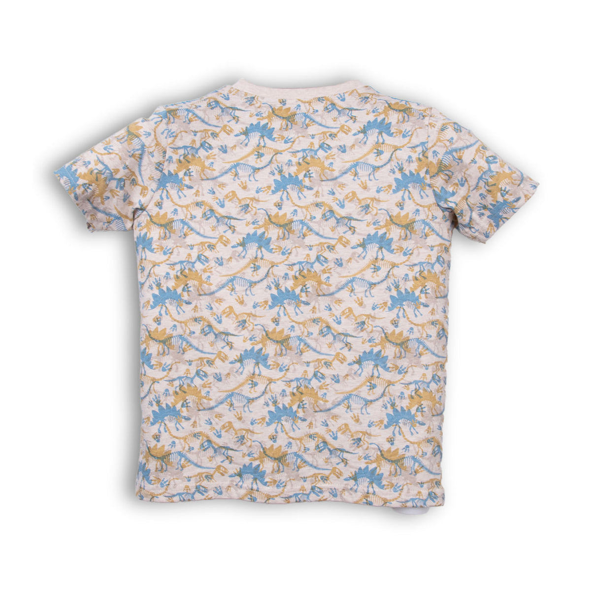 Polera Niño Gris Melange / Verde