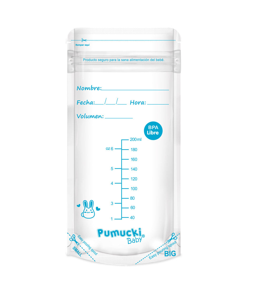 Bolsas Almacenadoras de Leche TRANSPARENTE