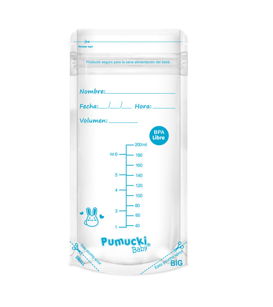 Bolsas Almacenadoras de Leche TRANSPARENTE