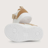 ZAPATILLA URBANA VELCRO Y CORDON ELASTICADO
