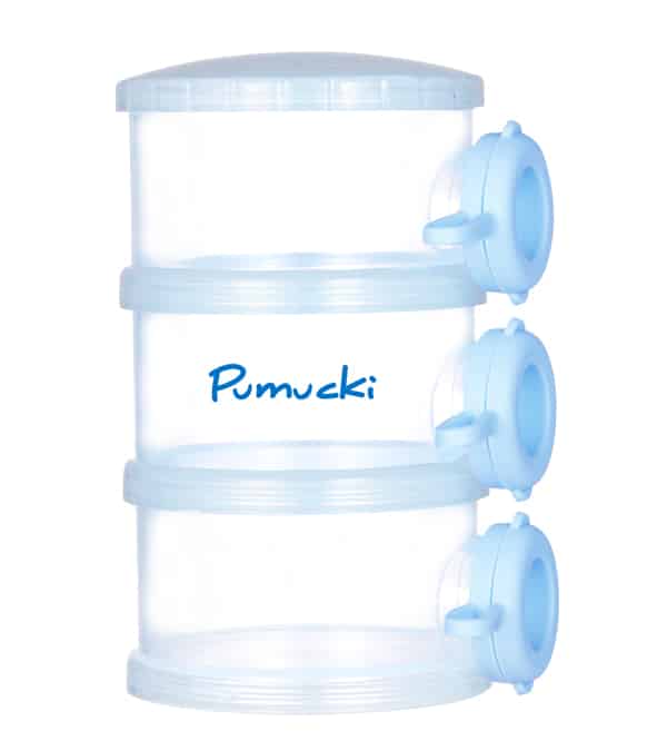 Dispensador de Leche 3 Niveles Celeste Pumucki