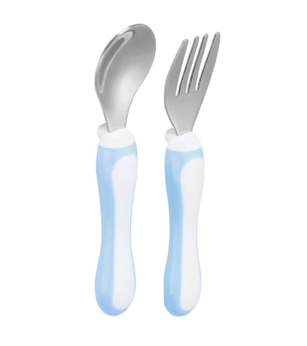 Set Cubiertos de Metal Para Bebé CELESTE