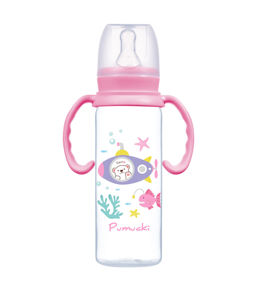 Mamadera Anticólico 8oz ROSA