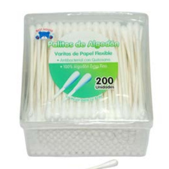 Palitos de Algodon Caja 200 - Best House
