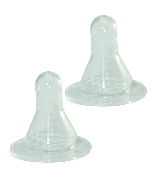 Set de 2 Tetinas Standar Anticólicos TRANSPARENTE