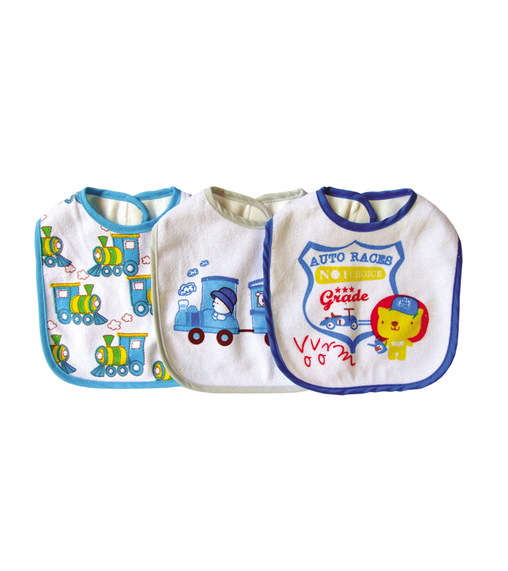 Set de 3 Baberos Impermeables T-L L