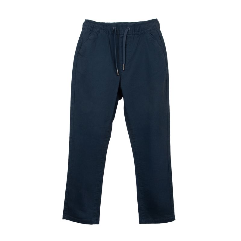 Pantalón Niño Recto Gabardina Azul / Verde