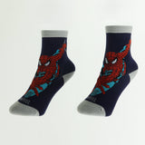 CALCETIN 2P NINO CABEZAS SPIDERMAN