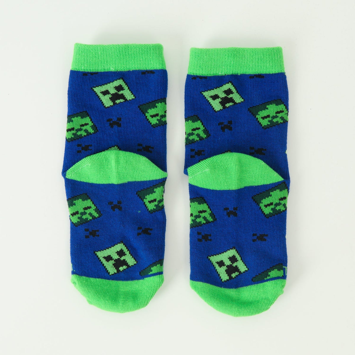 Calcetín 2P Niño Creeper Minecraft