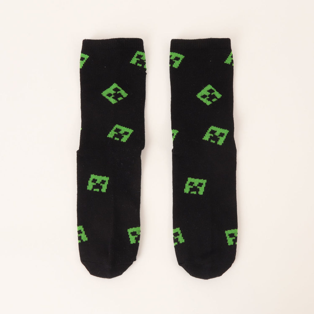 Calcetín 3P Niño Creeper Minecraft