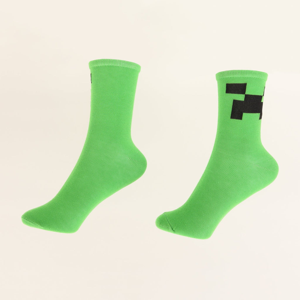 Calcetín 3P Niño Creeper Minecraft