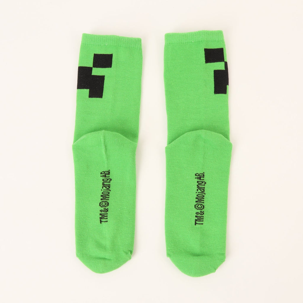 Calcetín 3P Niño Creeper Minecraft