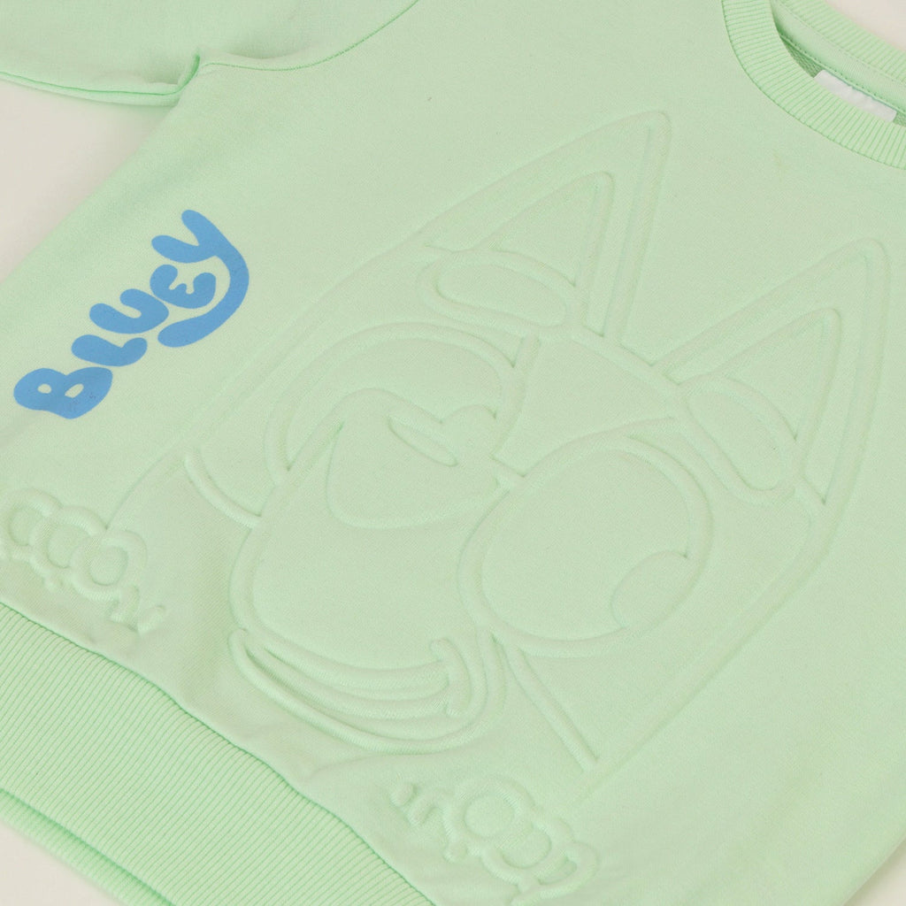 Polerón Cerrado Toddlera Heat Emboss Bluey