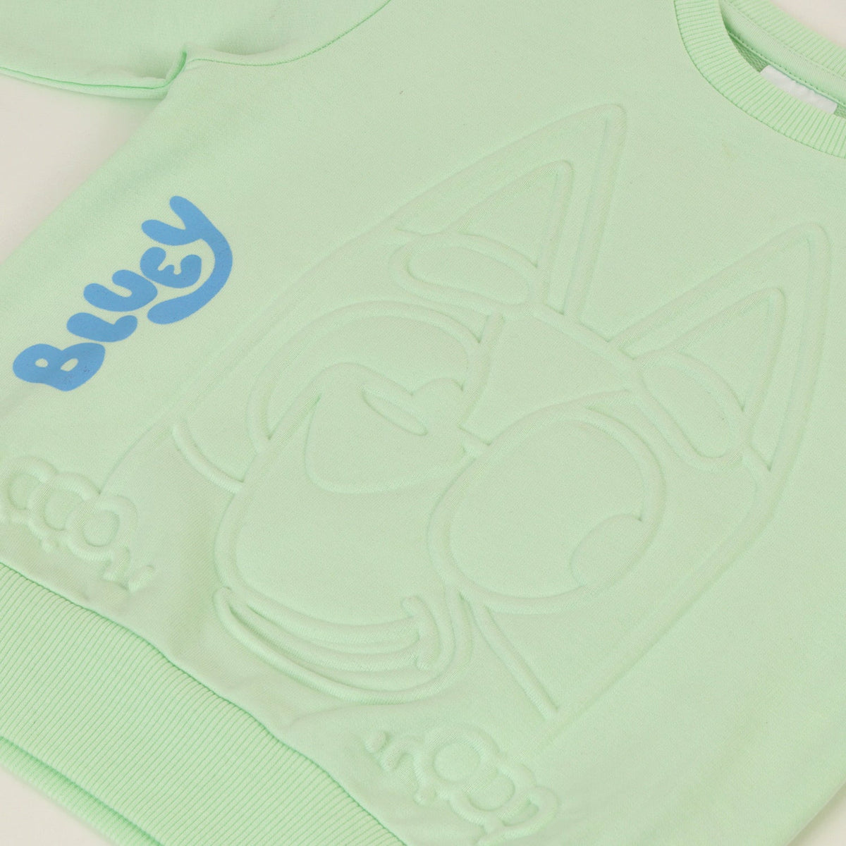 Polerón Cerrado Toddlera Heat Emboss Bluey
