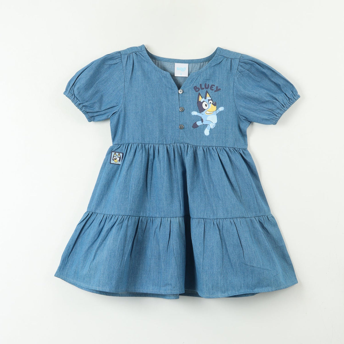 VESTIDO TODDLERA DENIM BLUEY