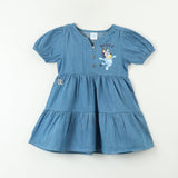 VESTIDO TODDLERA DENIM BLUEY