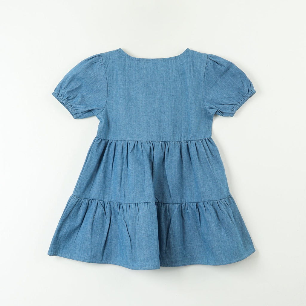 Vestido Toddlera Denim Bluey