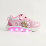 ZAPATILLA CON LUCES NINA FULL PRINT LOGO BARBIE