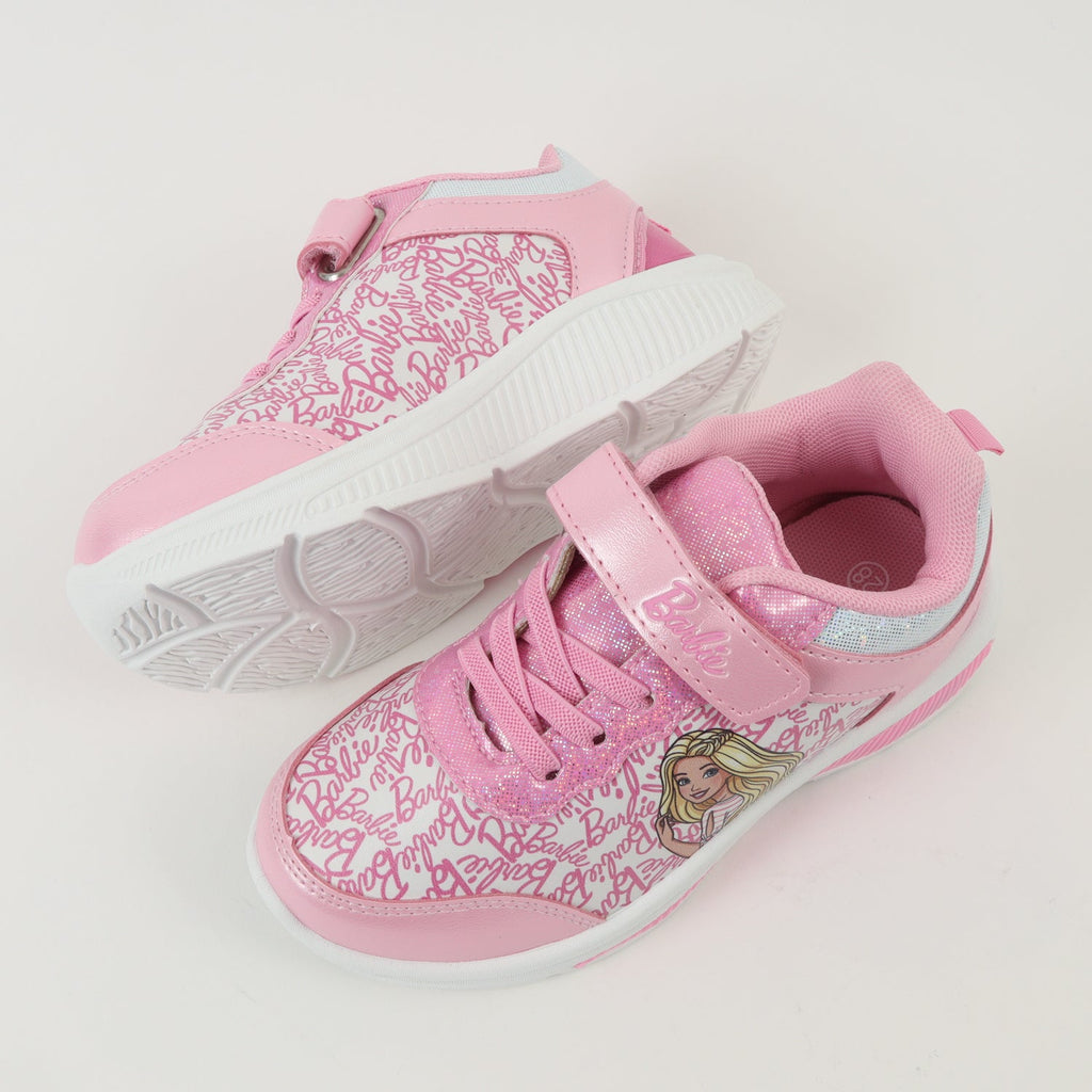 Zapatilla con Luces Niña Full Print Logo Barbie