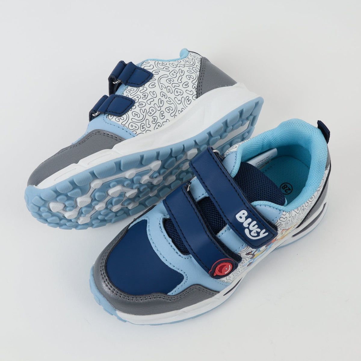 Zapatilla con Luces Toddlero Letras Bluey