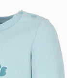 POLERA ML DINO AWESOME MENTA ALGODON