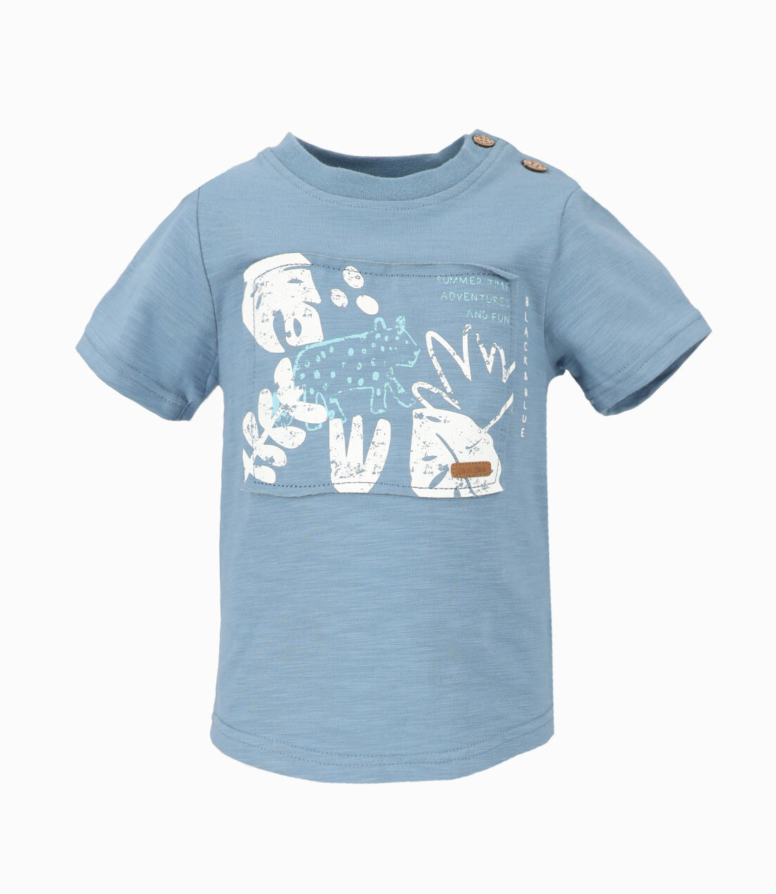 Polera MC Coral / Azul