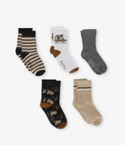 Pack Calcetín Niño 5 Pares Beige