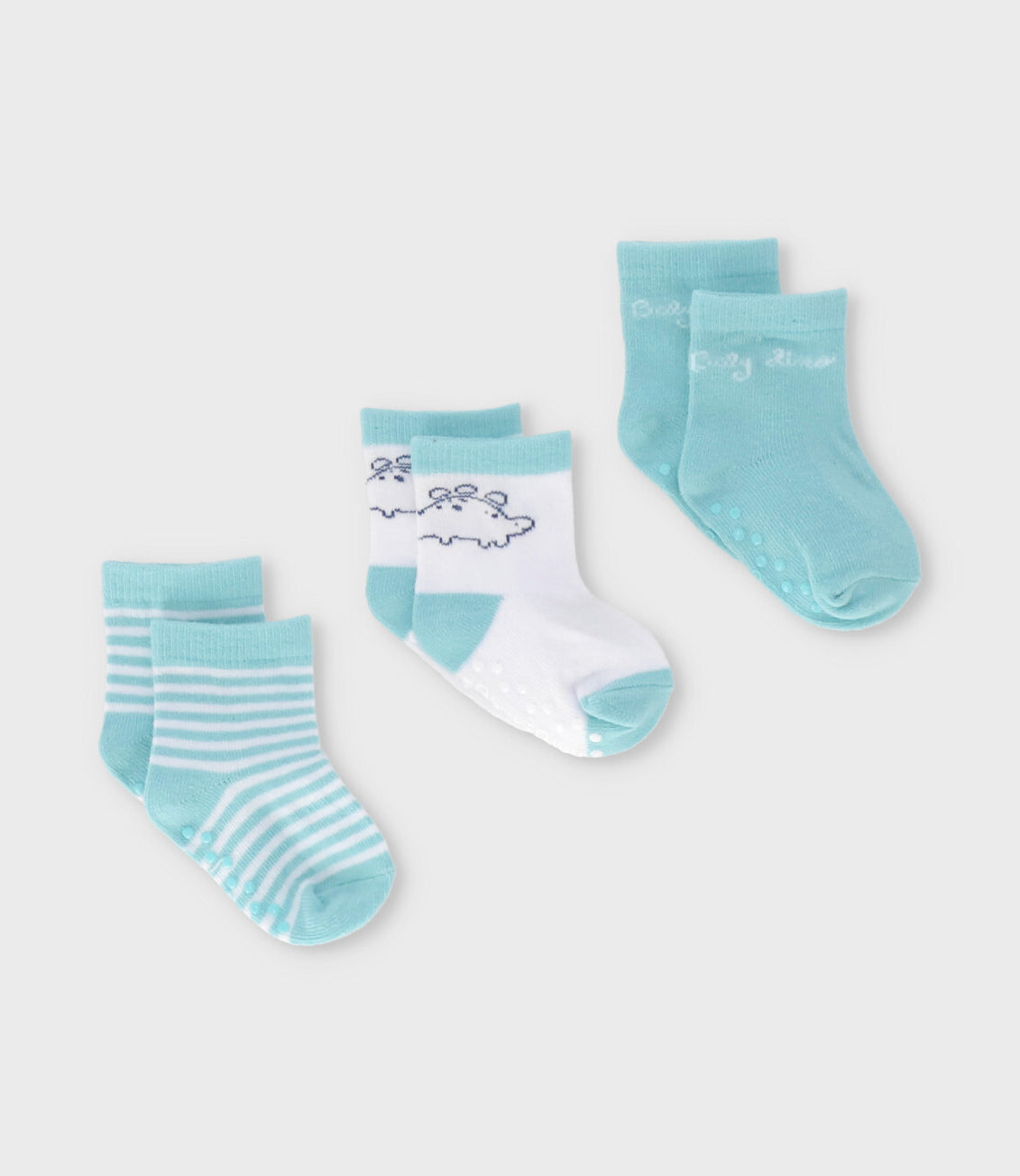 Pack Calcetín Recién Nacido 3 Pares Menta Mod. 1260399