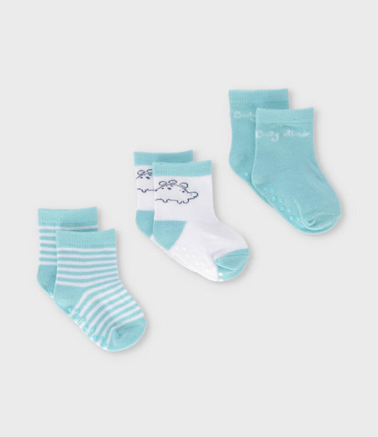 Pack Calcetín Recién Nacido 3 Pares Menta Mod. 1260399