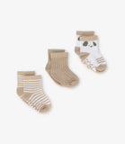Pack Calcetín Recién Nacido 3 Pares Beige Mod. 2260399