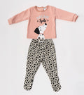 Pijama de Franela Spots ROSADO 6A