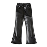 CALZA INTERIOR PELUDO FLARE NINA ECOCUERO