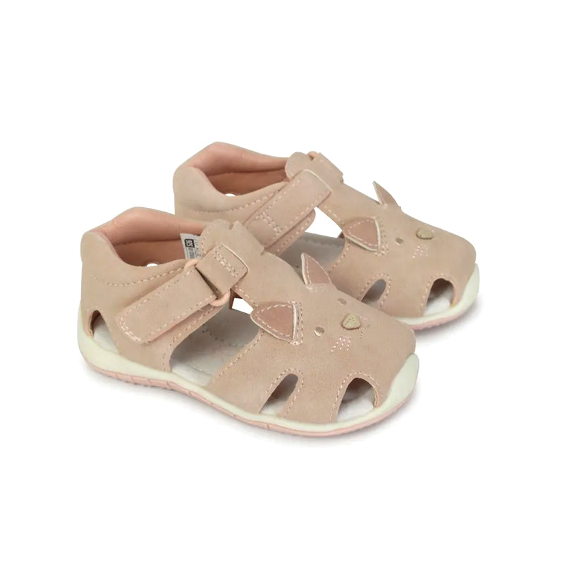 SANDALIA DE NIÑA VELCRO CORTO LUDICA GATO
