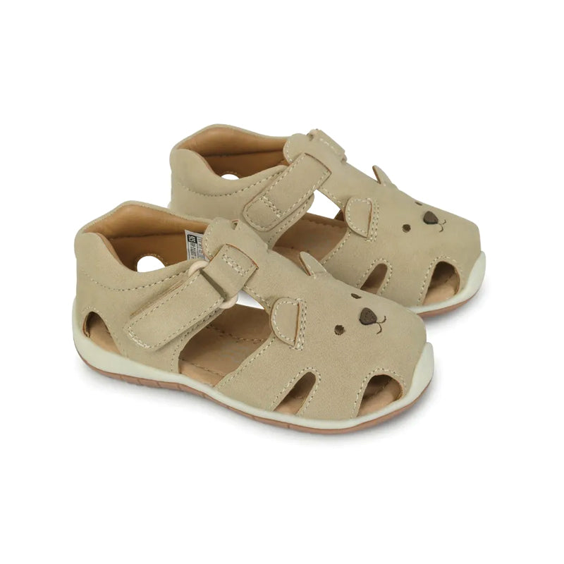 SANDALIA DE NIÑO VELCRO CORTO LUDICA OSO