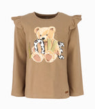 POLERA ML OSITO LOVE BEIGE NIÑA