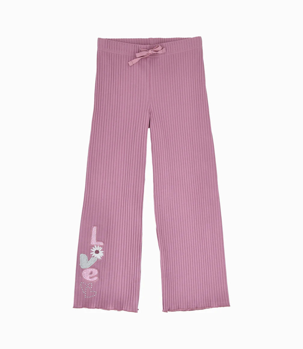 CALZA LOVE PALO ROSA NIÑA