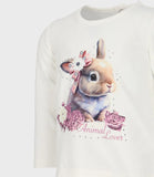 POLERA ML CONEJA CRUDO NIÑA