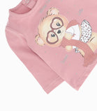 POLERA ML OSITO PALO ROSA BEBA