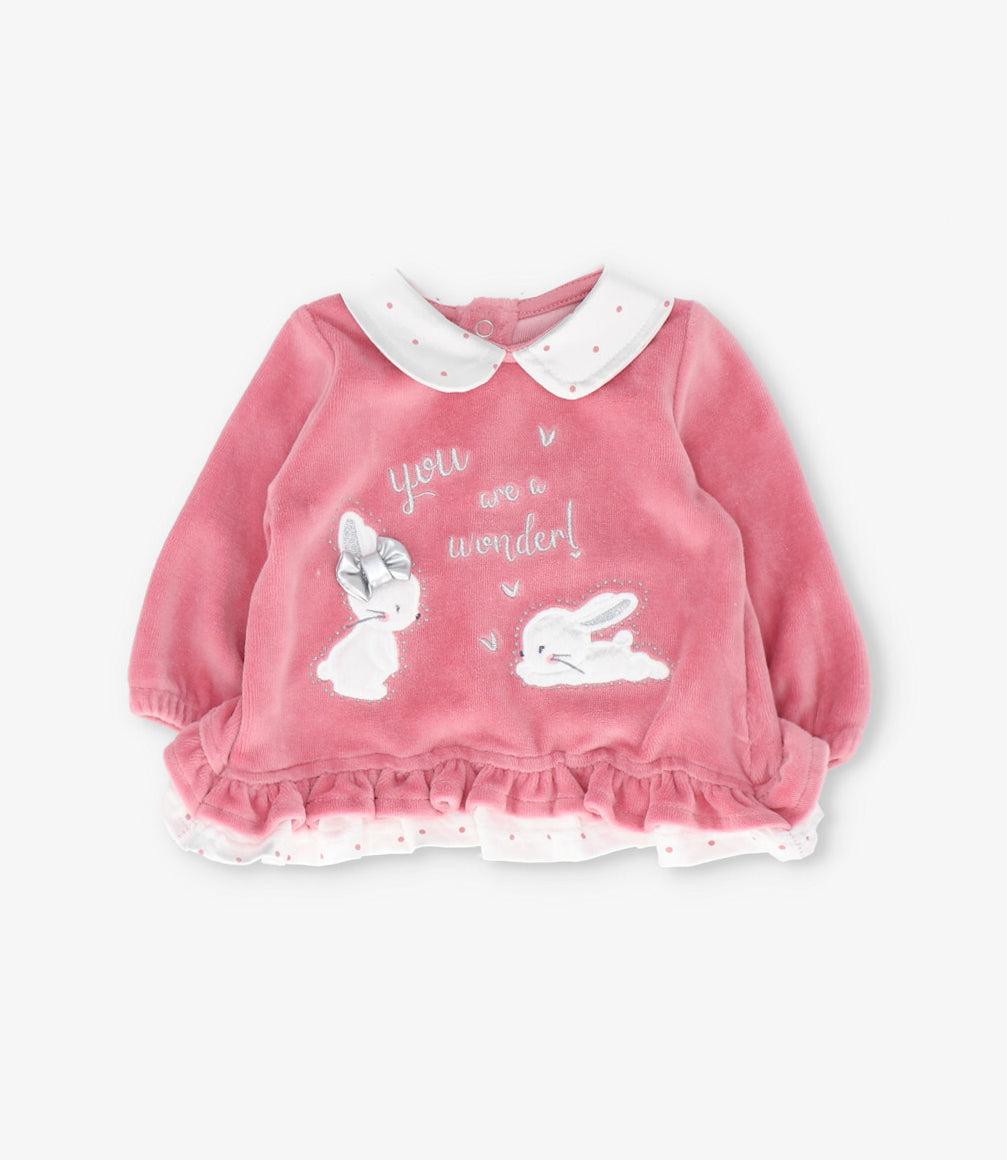 Conjunto Recién Nacida con Conejos