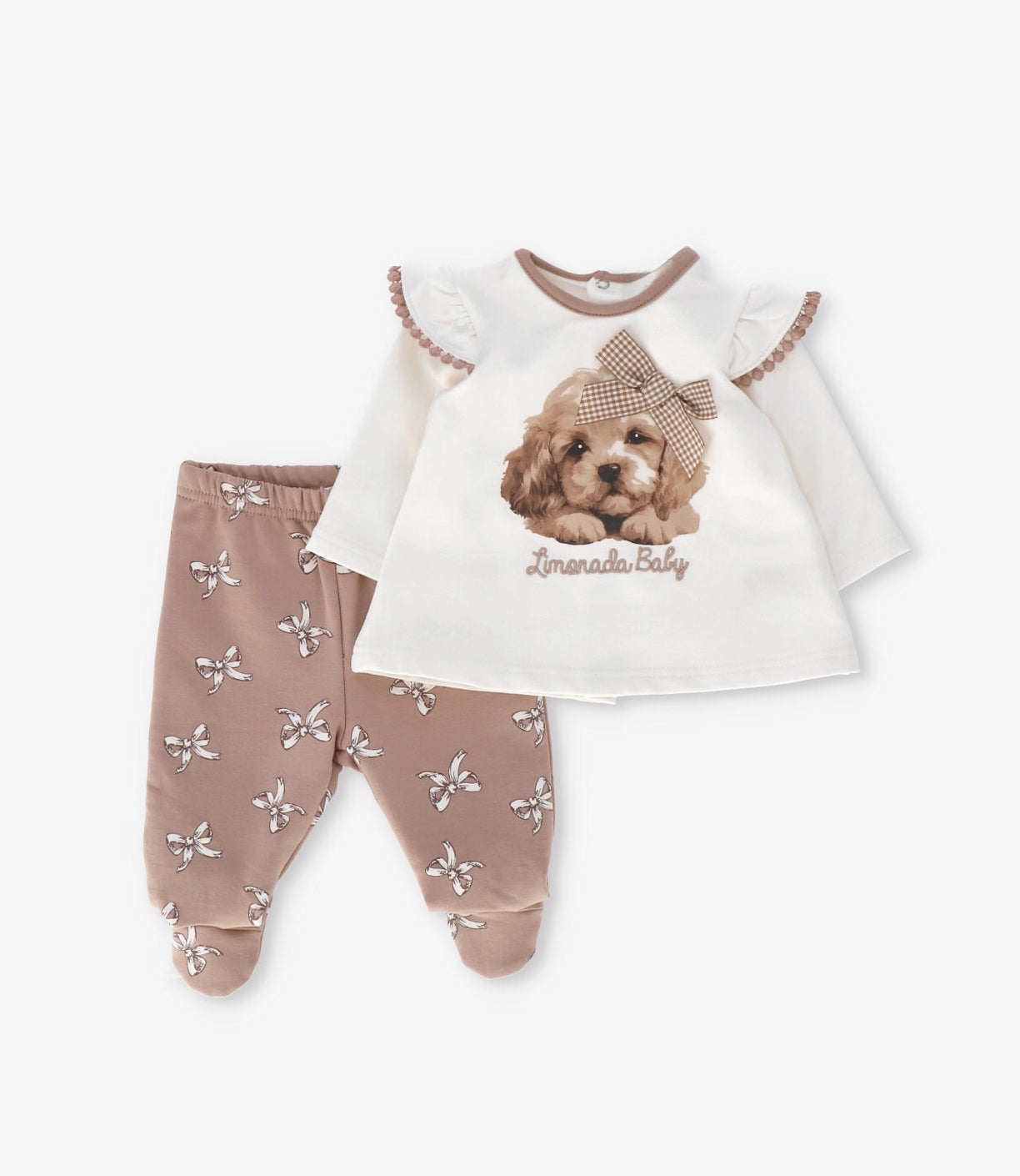 Conjunto Recién Nacida con Perro