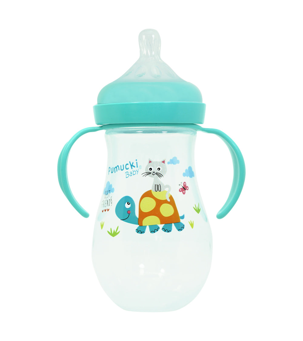 Mamadera Premium Boca Ancha VERDE