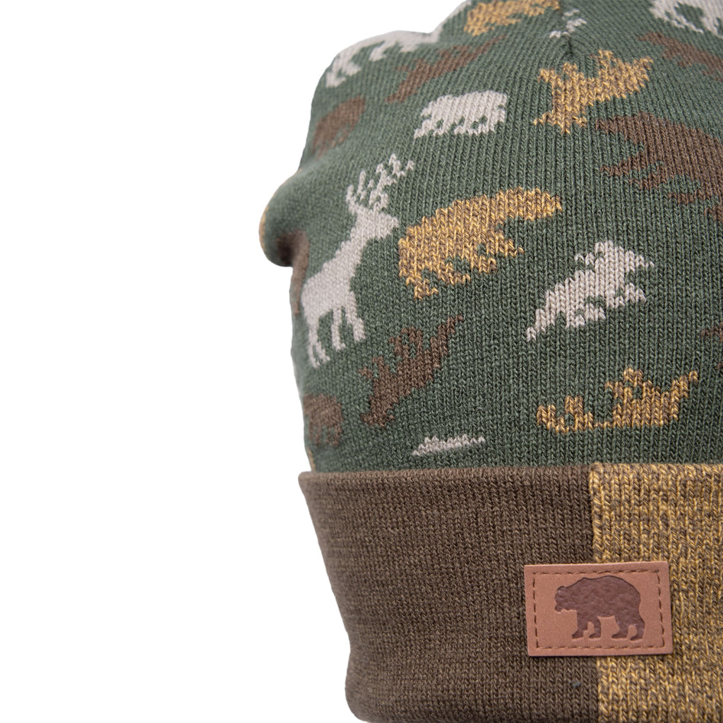 Gorro Niño Petróleo / Verde