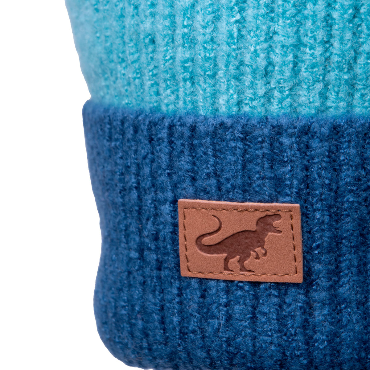Gorro Niño Café / Celeste