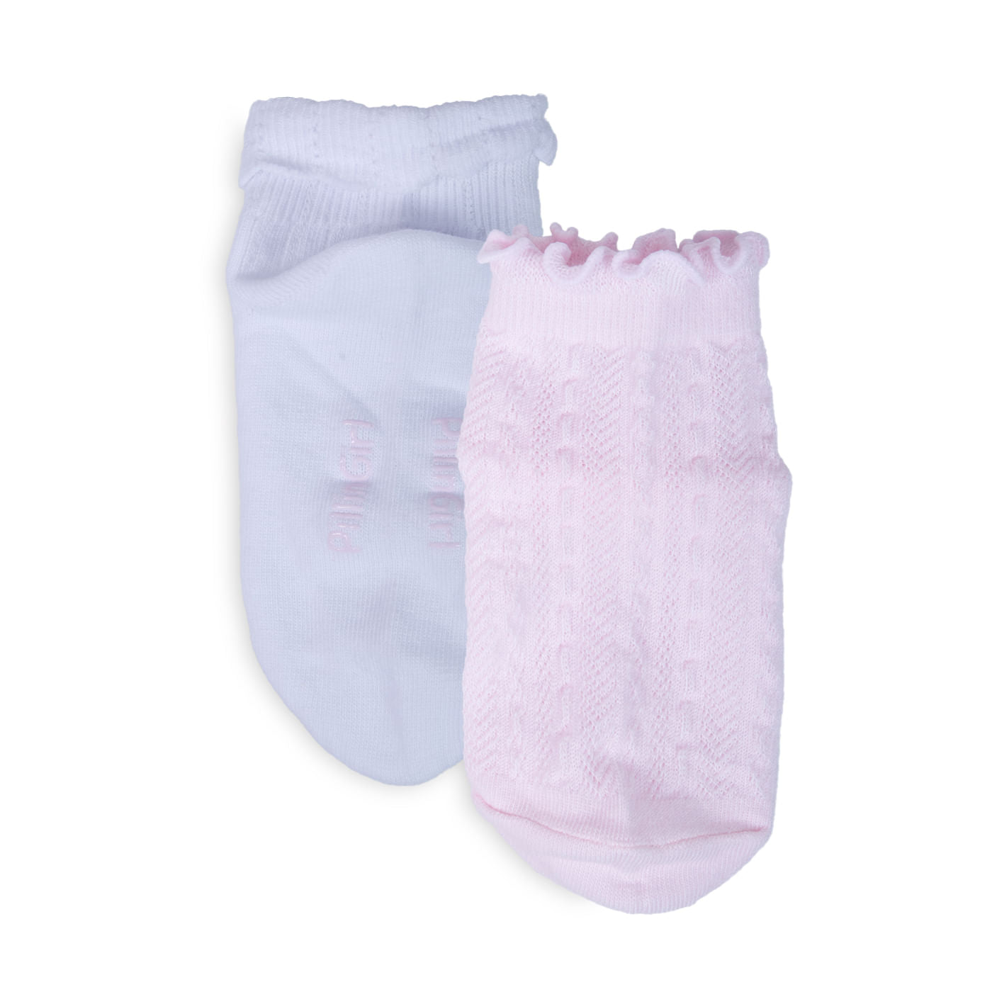 Pack de 2 Calcetines Niña Algodón Lisos Surtido