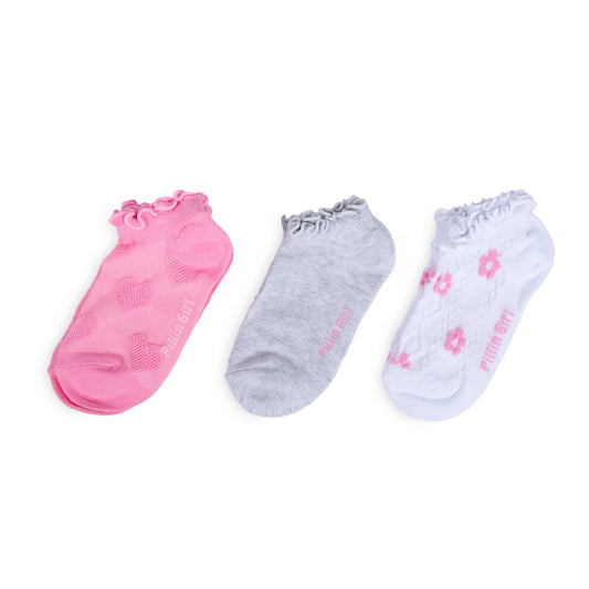 Pack de 3 Calcetines Niña Algodón Flores Surtido