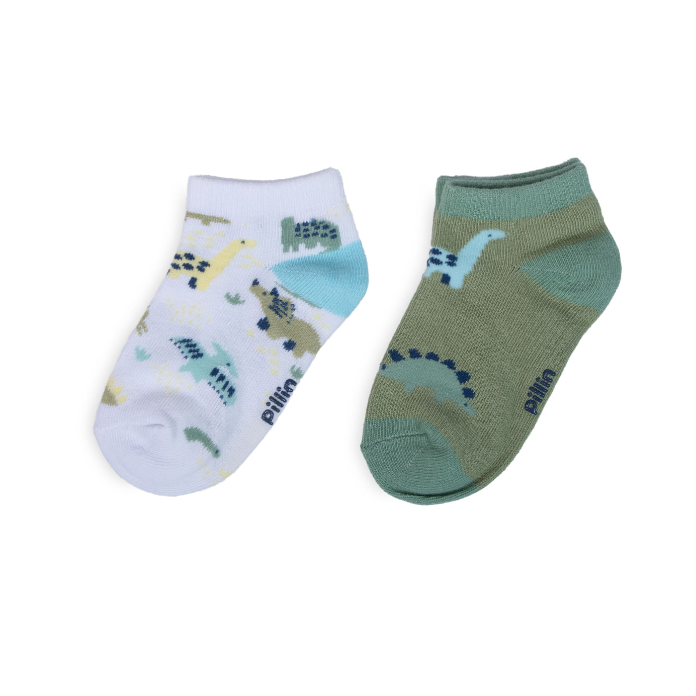 Pack de 2 Calcetines Bebé Niño Algodón Dinosaurios Surtido