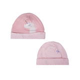 Pack de 2 Gorros Recién Nacido Niña Estampado Surtido