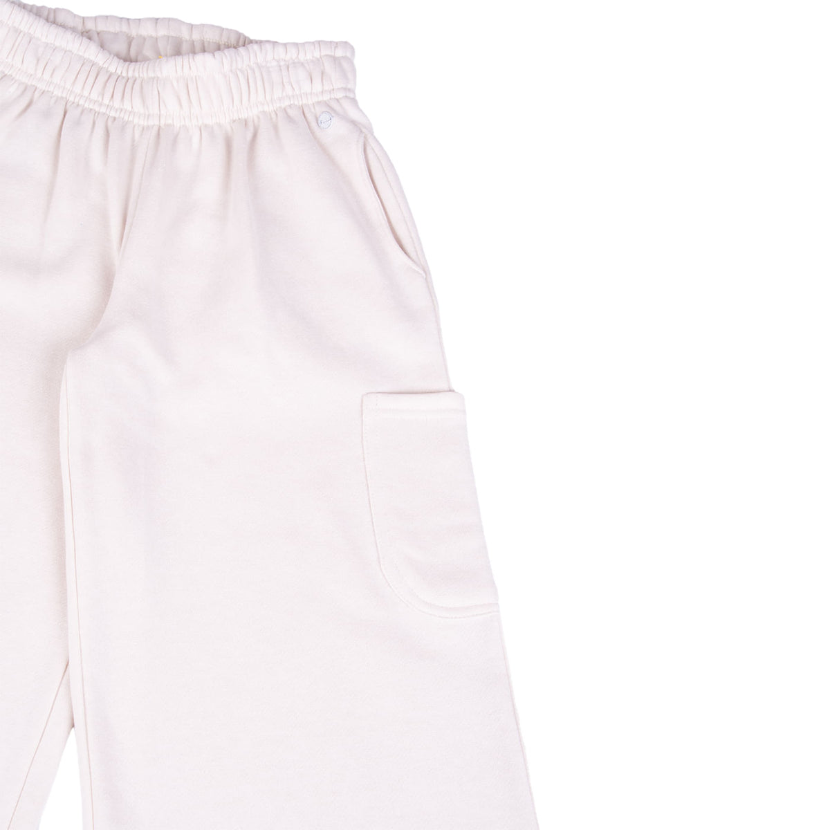 Pantalón Buzo Niña Rosado / Crudo