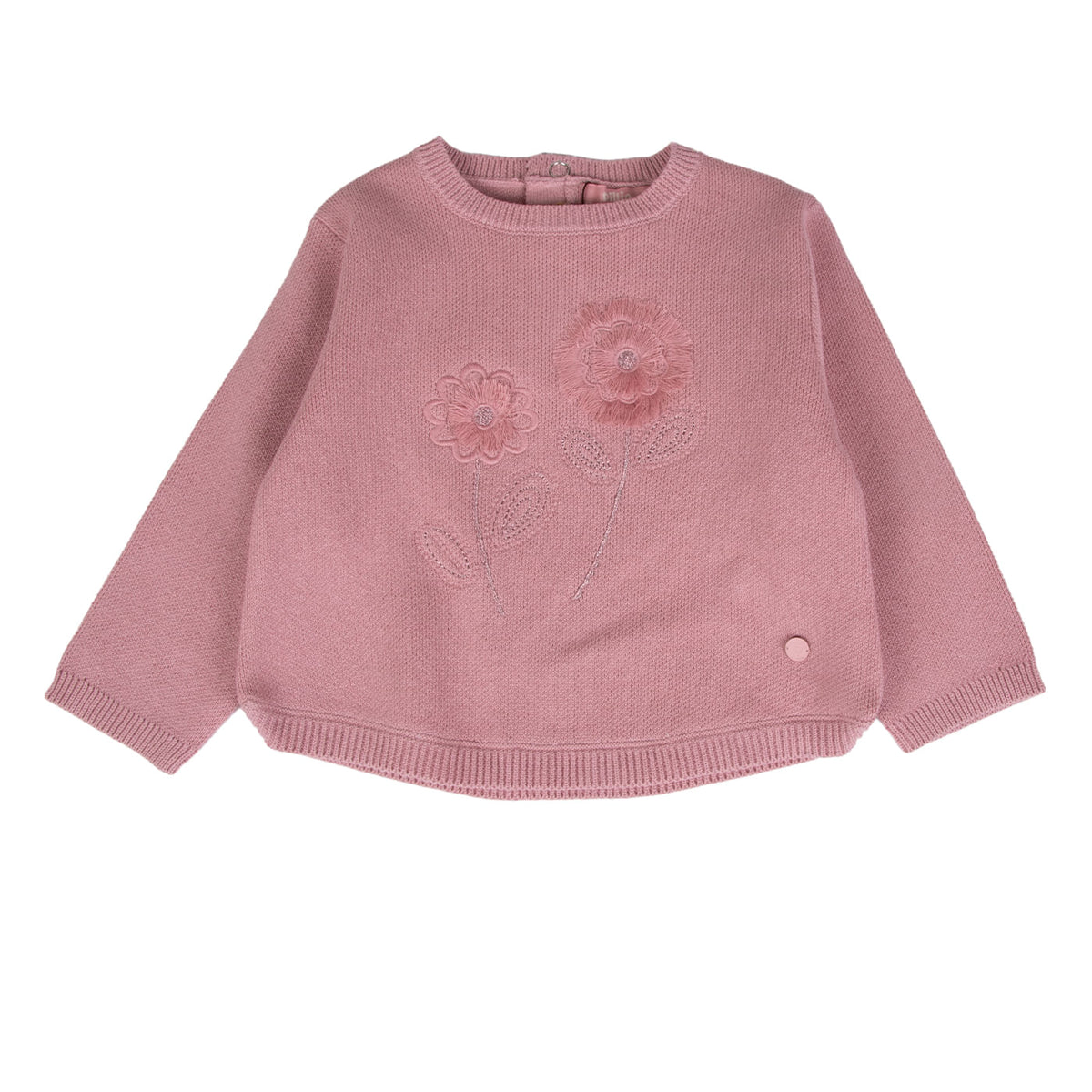 Polerón Bebé Niña Rosado / Crudo